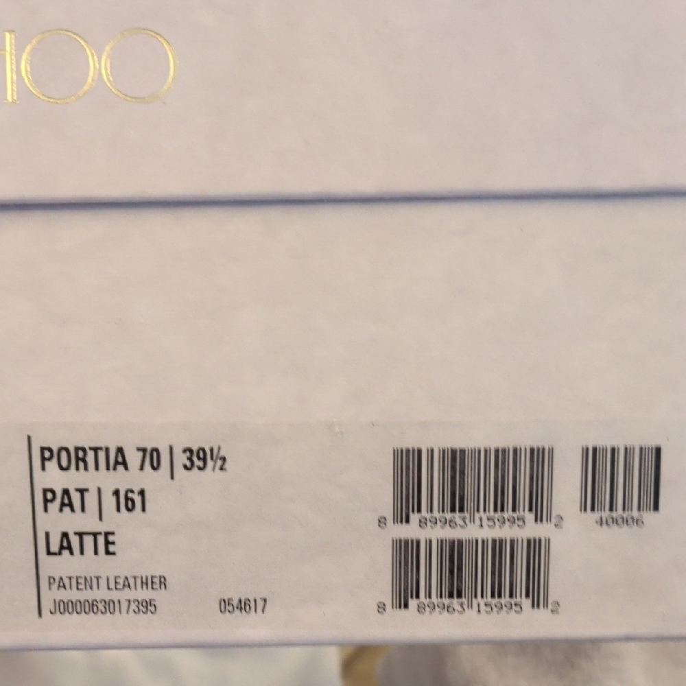 Jimmy Choo Cream Patent Wedges - Picture 3 of 7